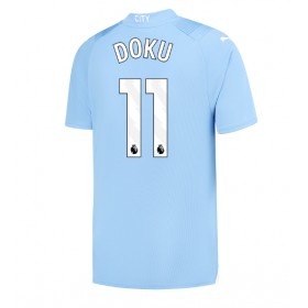 Manchester City Jeremy Doku #11 Heimtrikot 2023-24 Kurzarm